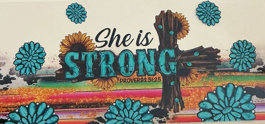 308    SHE IS STRONG PROVERBS 31:25 WRAP