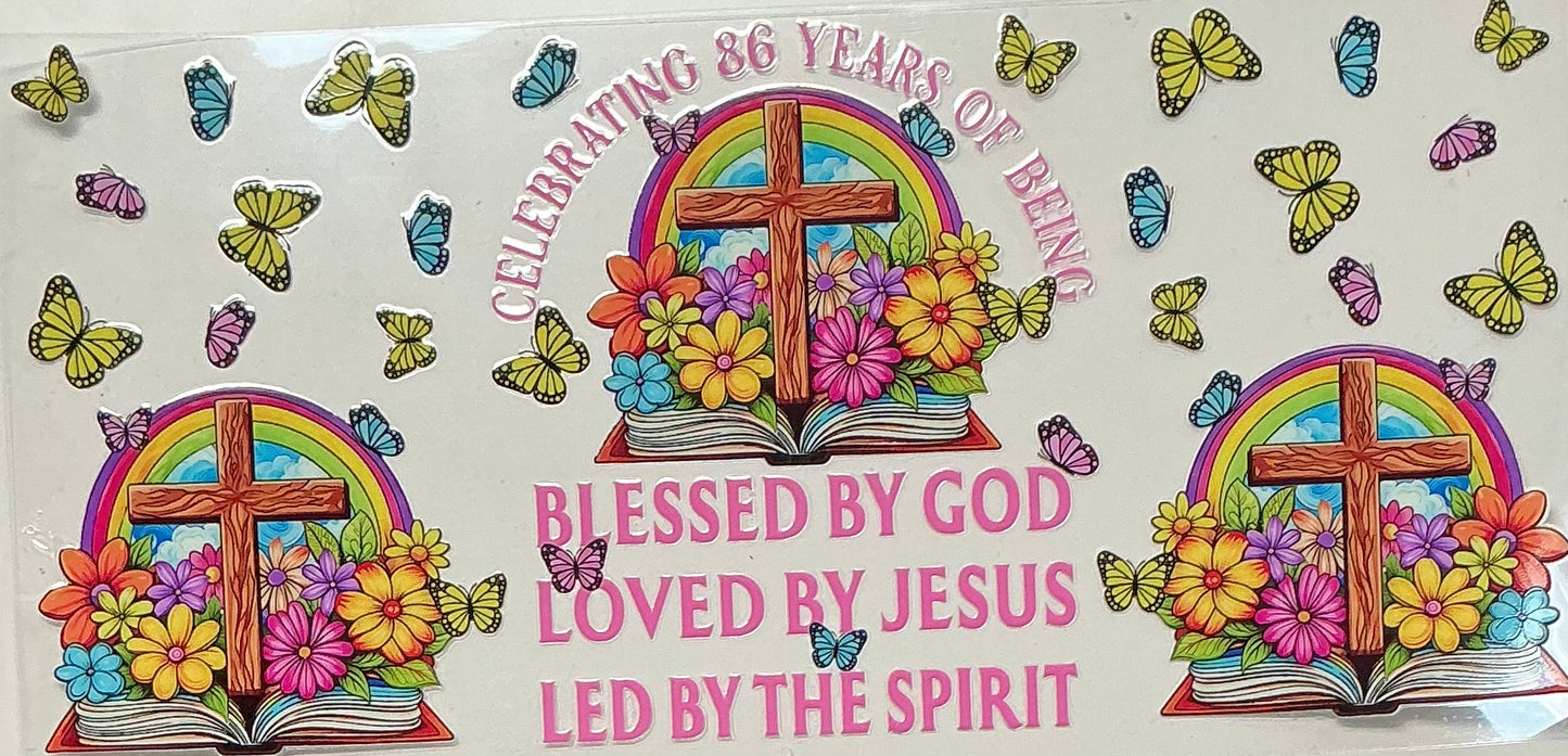 324 Blessed By GOD, Loved By Jesus, Led By The Spirit Wrap