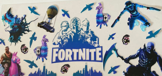 339 Fornite Blue Gamer Wrap