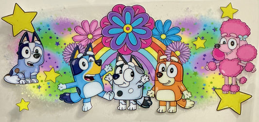 349 Bluey w/Friends Wrap