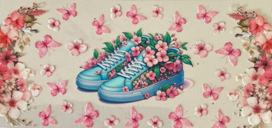 352 Tennis Shoes w/Flowers Wrap