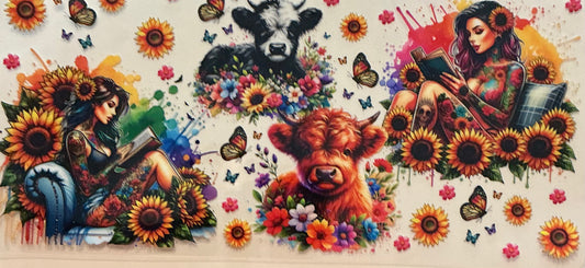 443   TATTOO GIRLS W/COWS