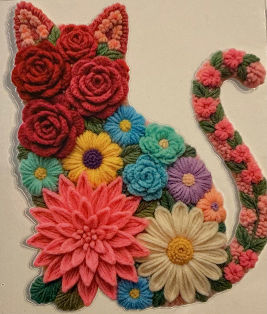 516    Cat Yarn Silhouette