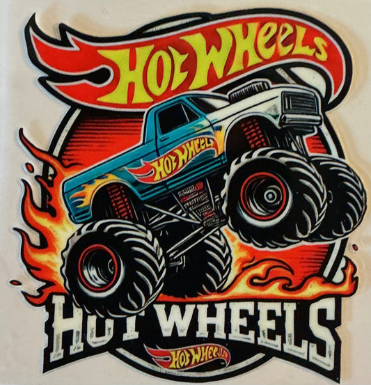 519 Hot Monster Trucks Decal