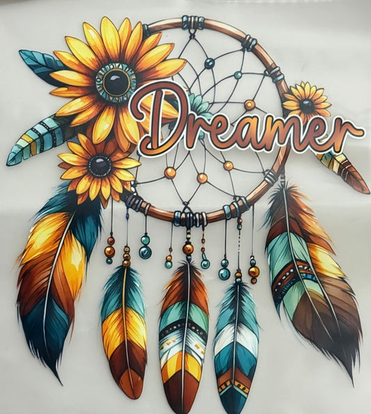 DREAMER Multi-Color Screen Print Transfer