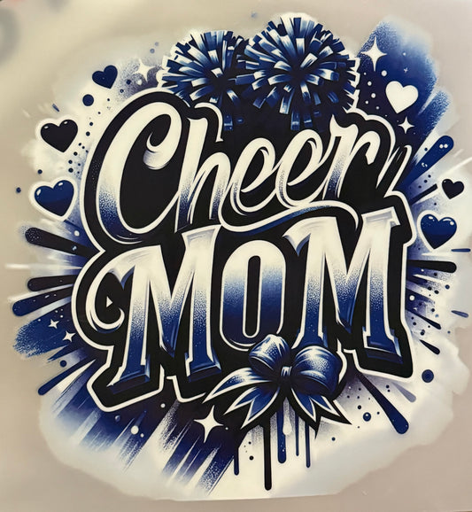 Cheer Mom Screen Print Transfers