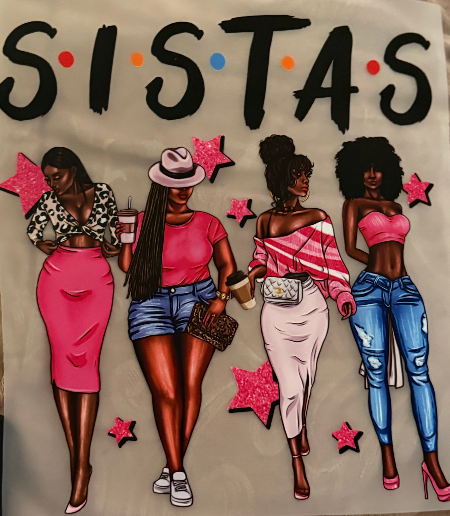 SISTAS Soulful Colorful Screen Print