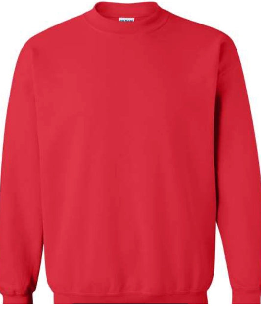 Gildan RED Crewneck Sweatshirt