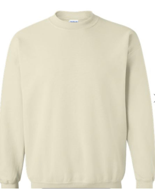 Gildan Sand Crewneck Sweatshirt