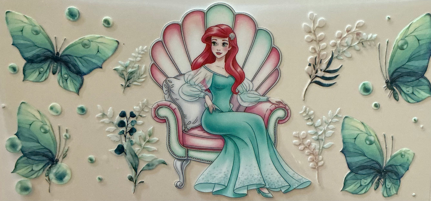 592 Red Hair Princess In Chair Wrap
