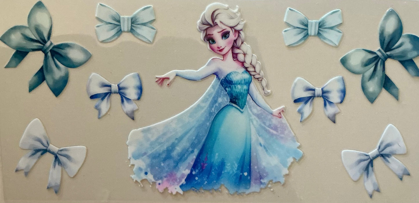 596 Winter Princess Standing W/ Ribbons Wrap