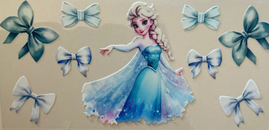 596 Winter Princess Standing W/ Ribbons Wrap