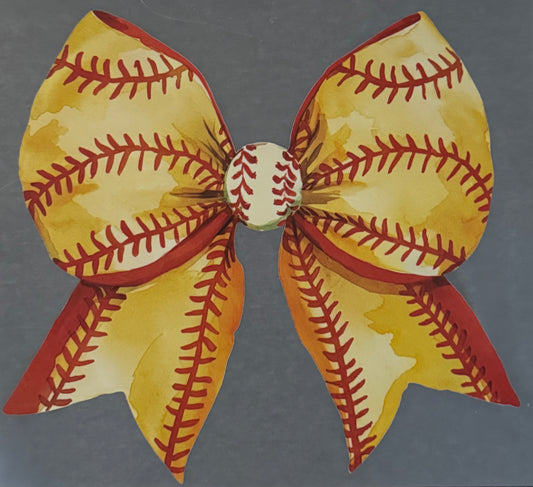 Softball Bow Design Transfers