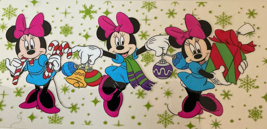 602 Girl Mouse Christmas Wrap