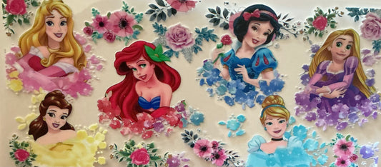 608 Princesses Collage Wrap