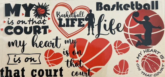 683 Basketball Life Wrap