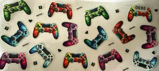 698 Gamer Controllers Multicolor Wrap
