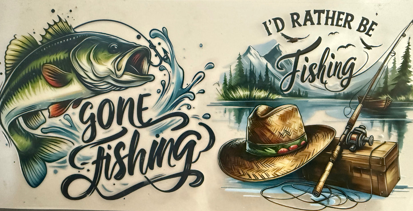 830 I'd Rather Be Fishing Wrap