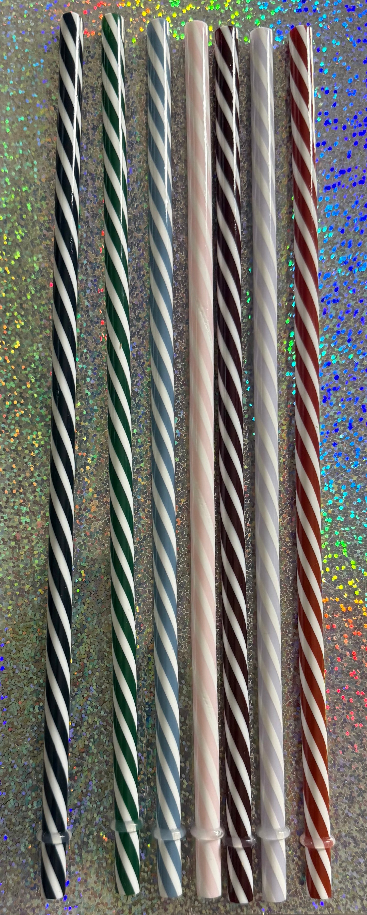 Candy Cane Straw 11 inches for 20-24oz Cups