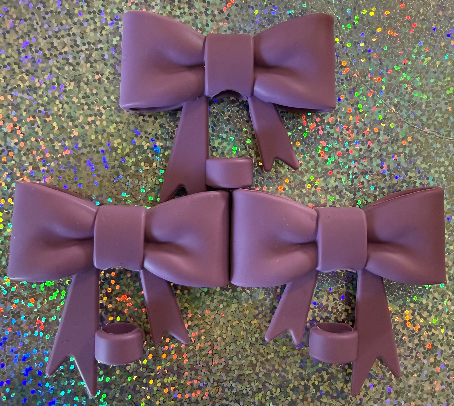 SILICONE BOW STRAW TOPPER