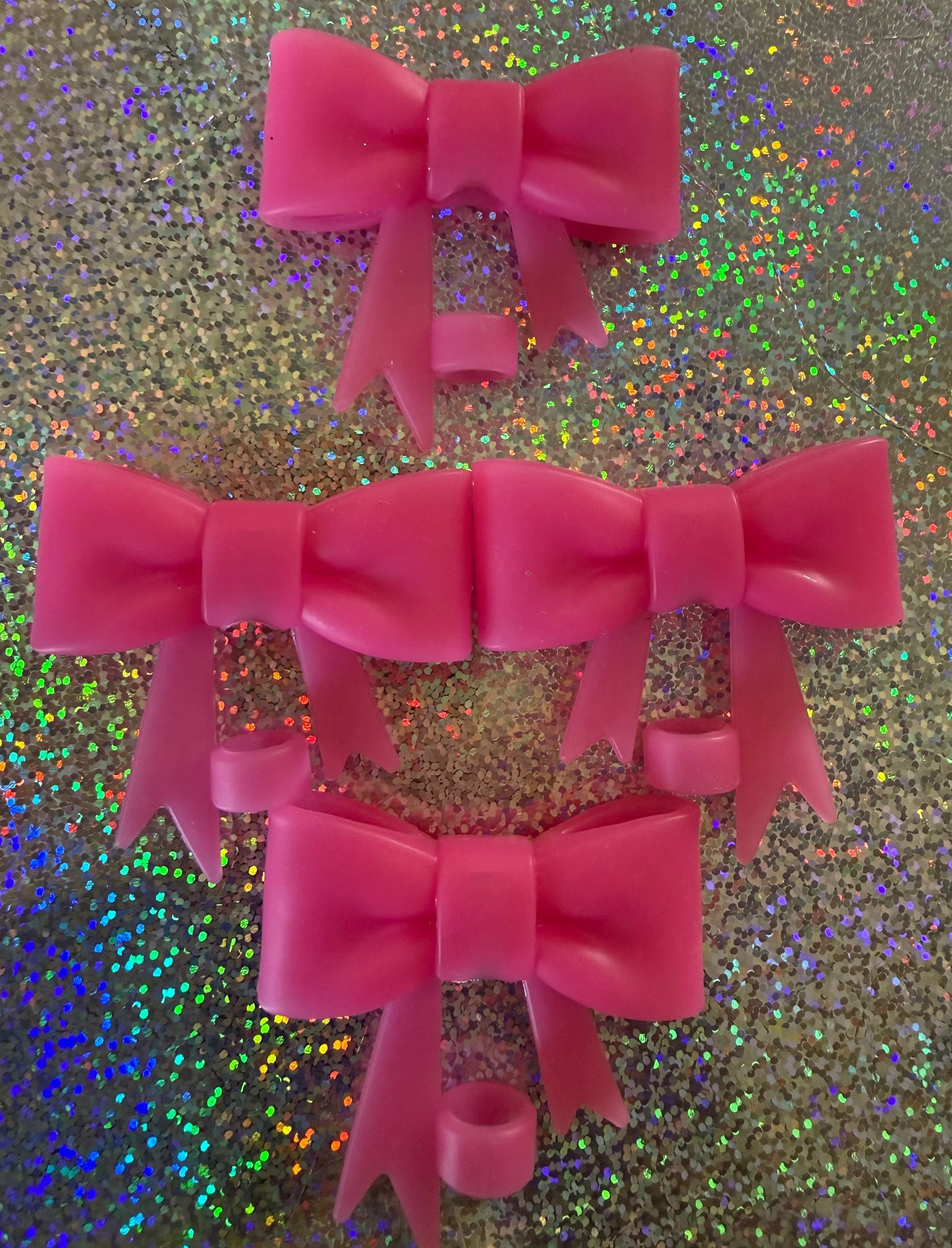 SILICONE BOW STRAW TOPPER