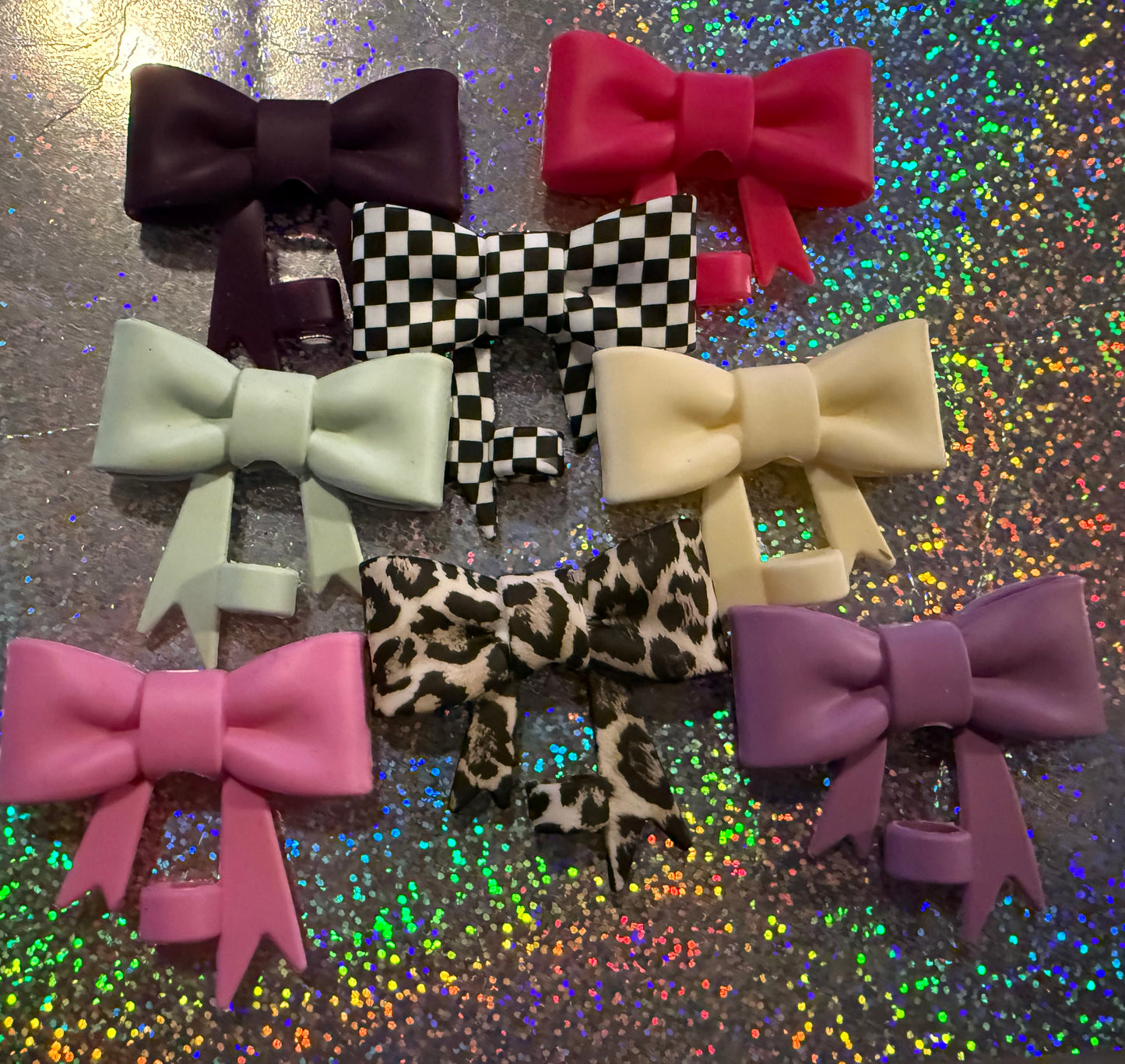 SILICONE BOW STRAW TOPPER