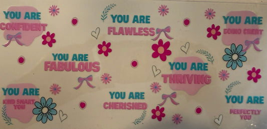 966 You Are Flawless, Fabulous, Confident Wrap