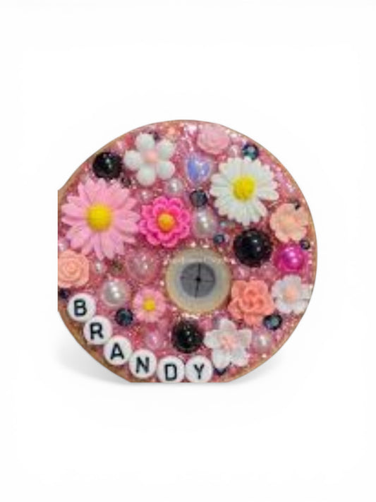 GLITTER/RESIN DECORATIVE LID